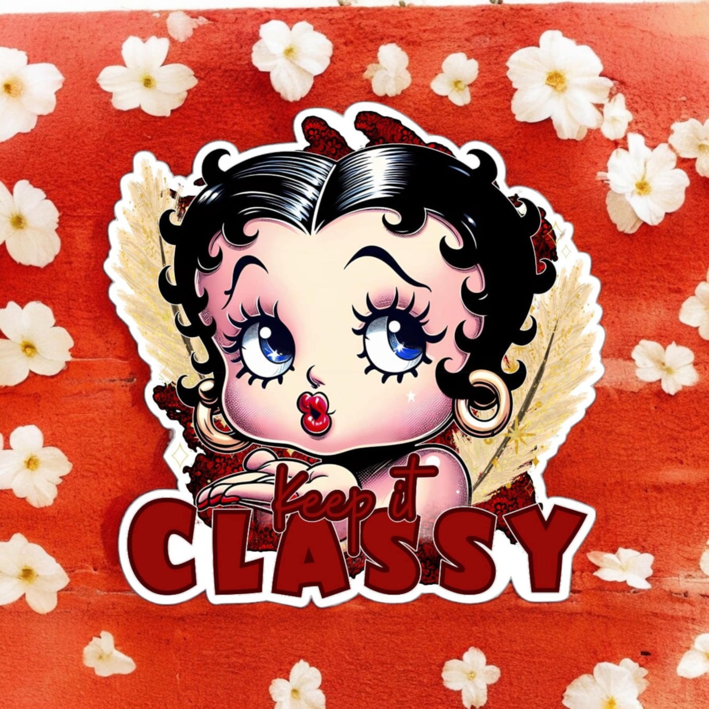 Keep It Classy: Betty Boop Silicone Mold, Aroma Bead Molds, Car Freshener Mold, Premium Cardstock Images