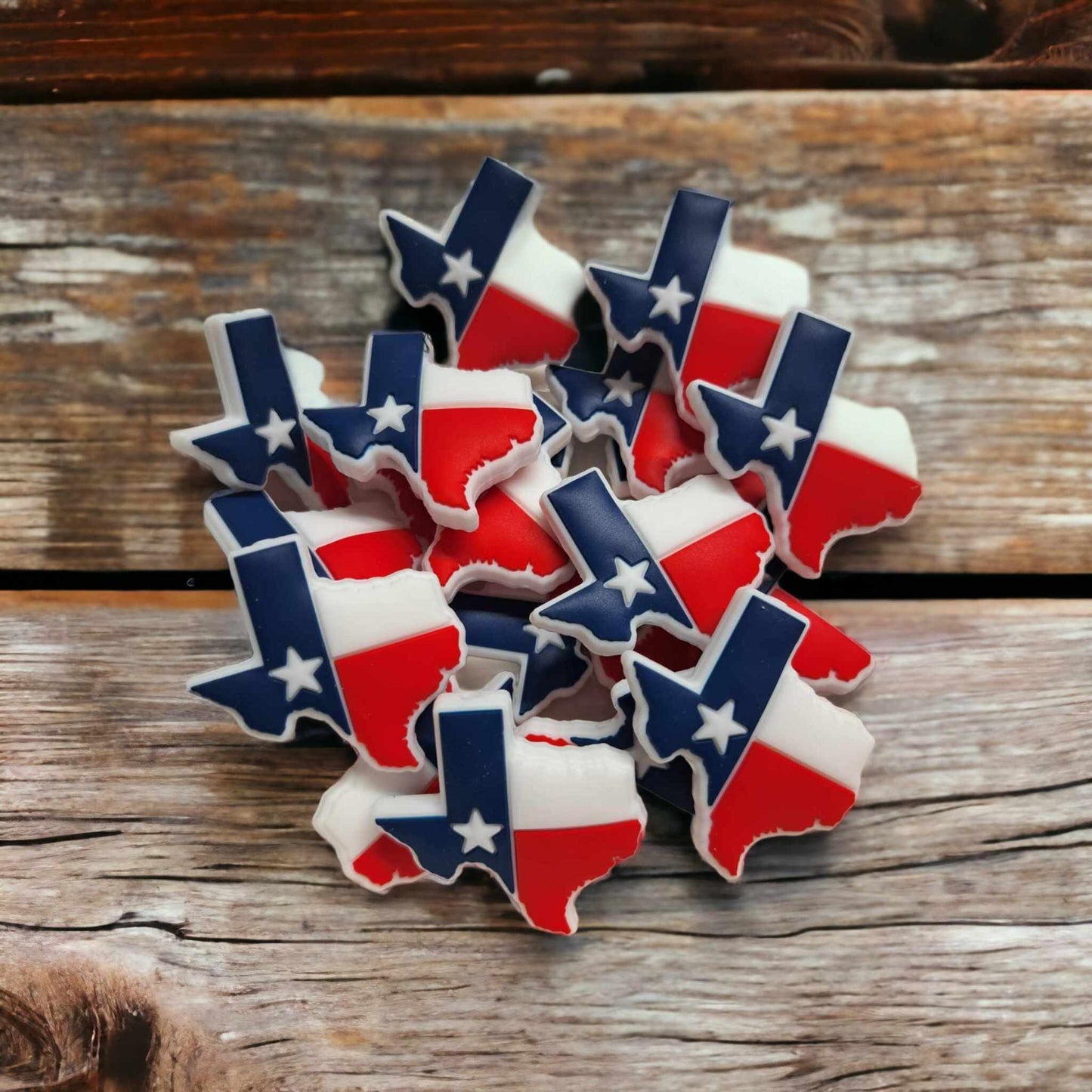 Texas State Silicone Focal Bead - 0091