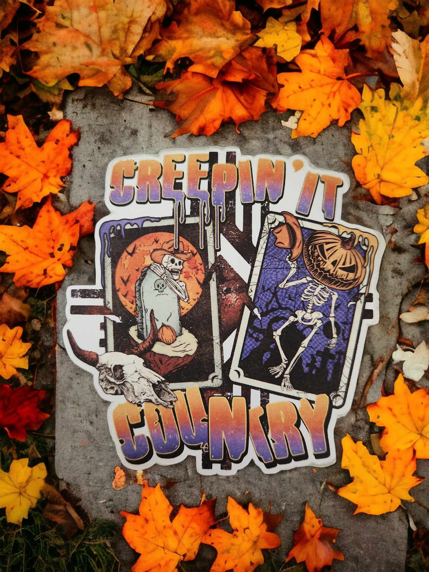 Creepin' It Country Halloween: Pumpkin head, Skeleton Cowboy Silicone Mold, Aroma Bead Molds, Car Freshener Mold, Premium Cardstock Images