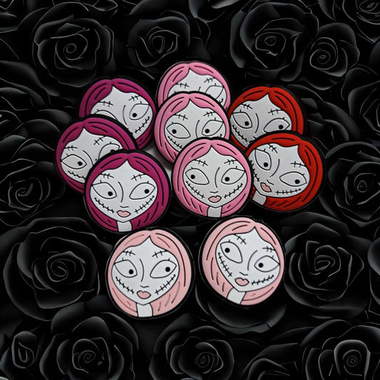 Nightmare Sally Face: Style 1 Silicone Focal Bead - 0141