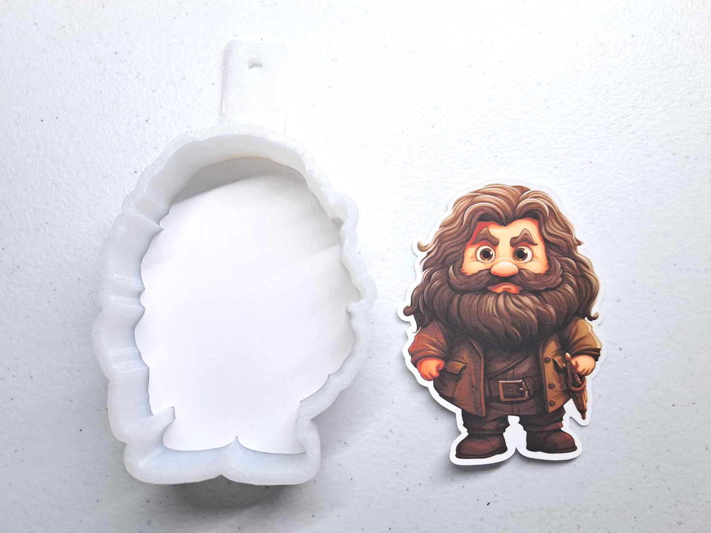 Hagrid Chibi: HP - House Elf, Hogwarts, Wizard Movie Inspired Cardstock Silicone Mold, Aroma Bead Molds, Car Freshener Mold, Premium Cardstock Images