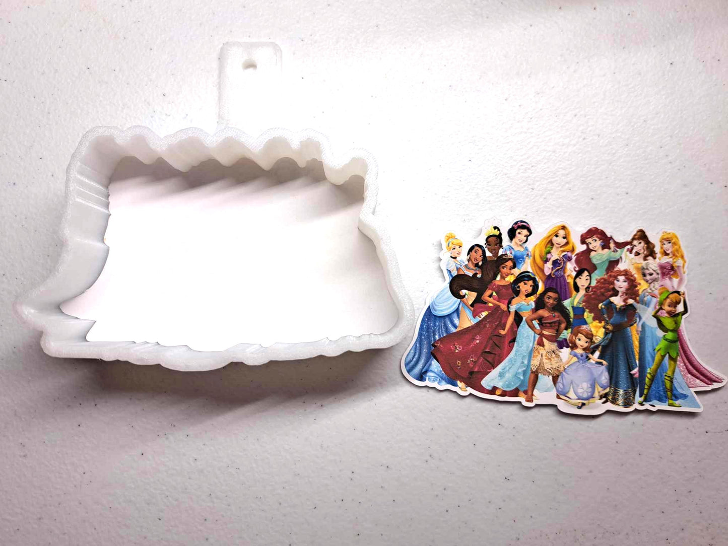 Princess Squad Group Silicone Mold, Aroma Bead Molds, Car Freshener Mold, Premium Cardstock Images