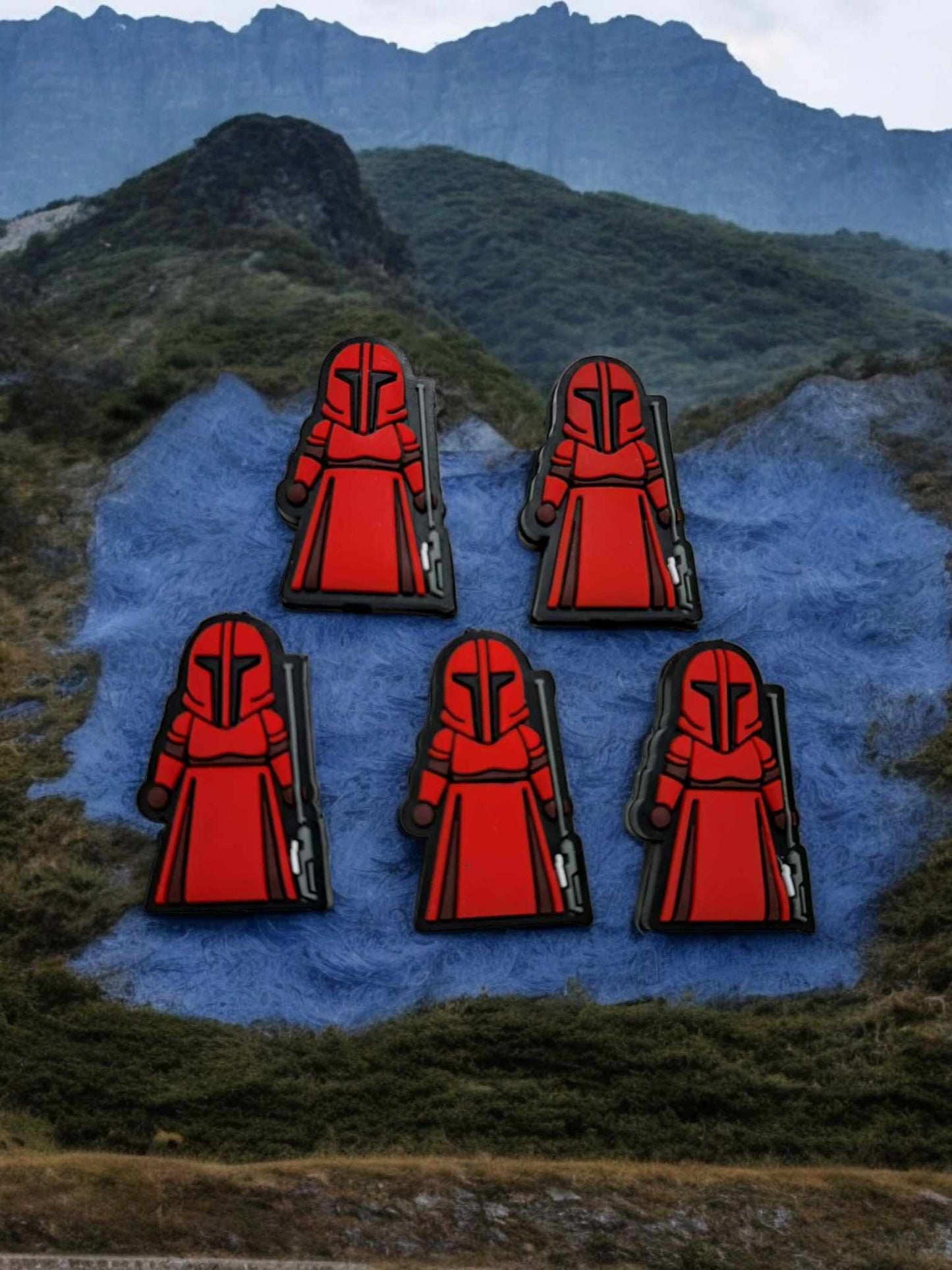 Imperial Red Guard (Star Wars) Full Body Silicone Focal Bead - 1230