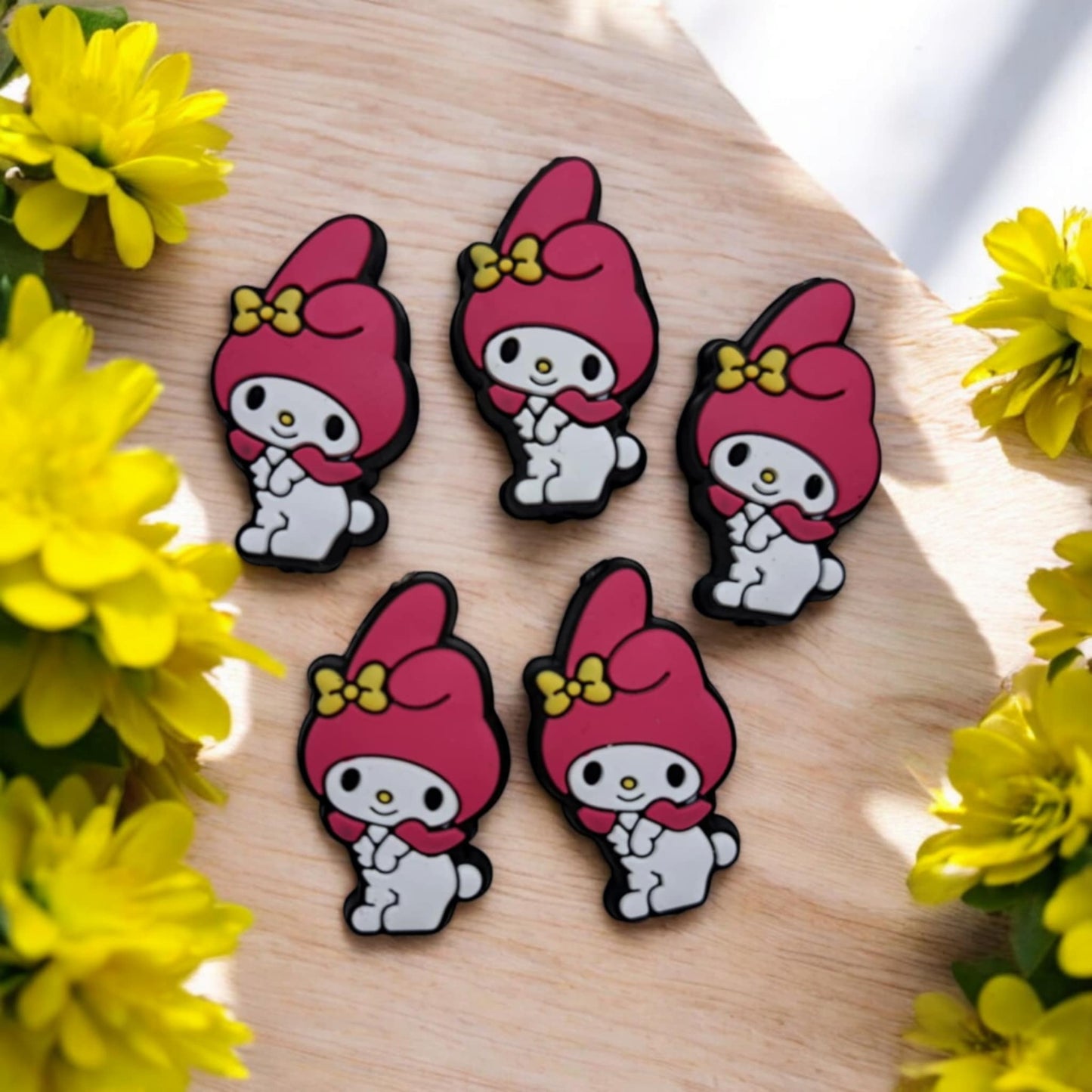 Melody Full Body: (Hello Kitty Friend) - Small Silicone Focal Bead - 1340