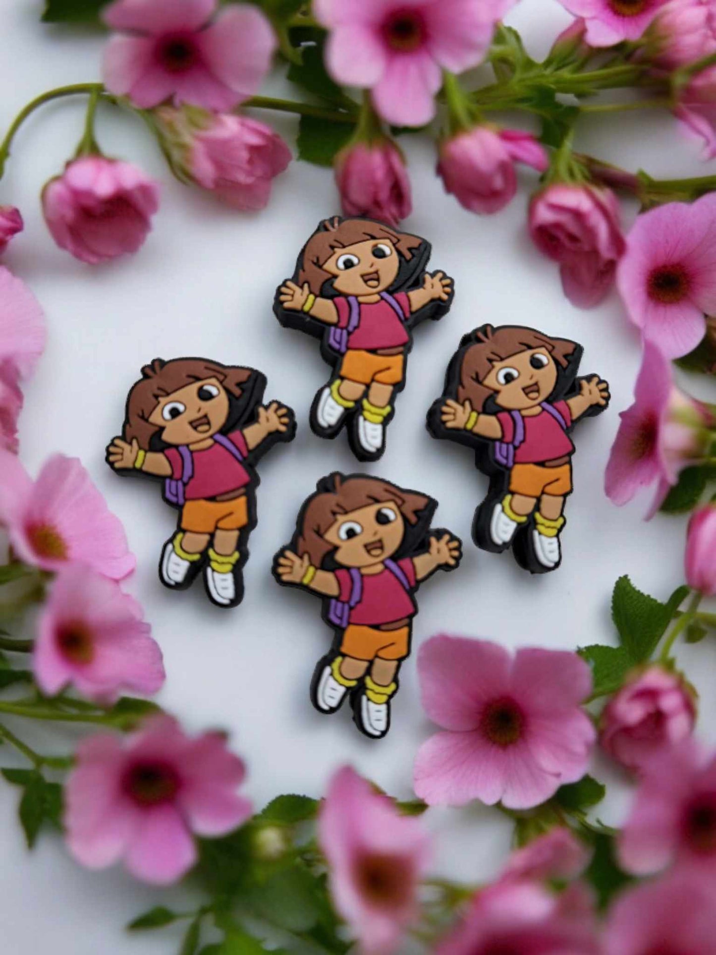 Dora the Explorer: Full Body Silicone Focal Bead - 0996