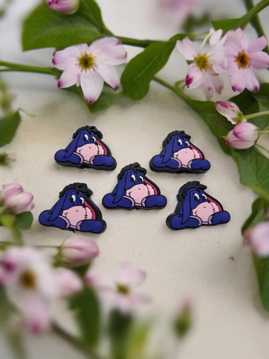 Eeyore Upper Body Silicone Focal Bead - 0977