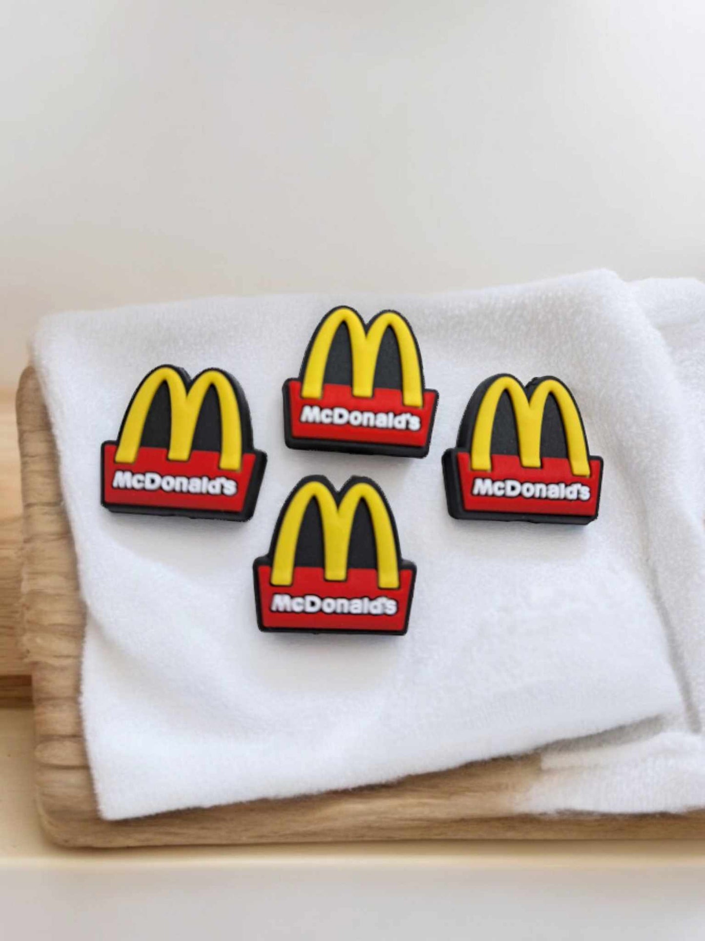 McDonald's Fast Food Logo Silicone Focal Bead - 0943