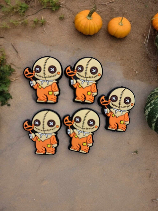 Sam: Trick R Treat Full Body Silicone Focal Bead 0981