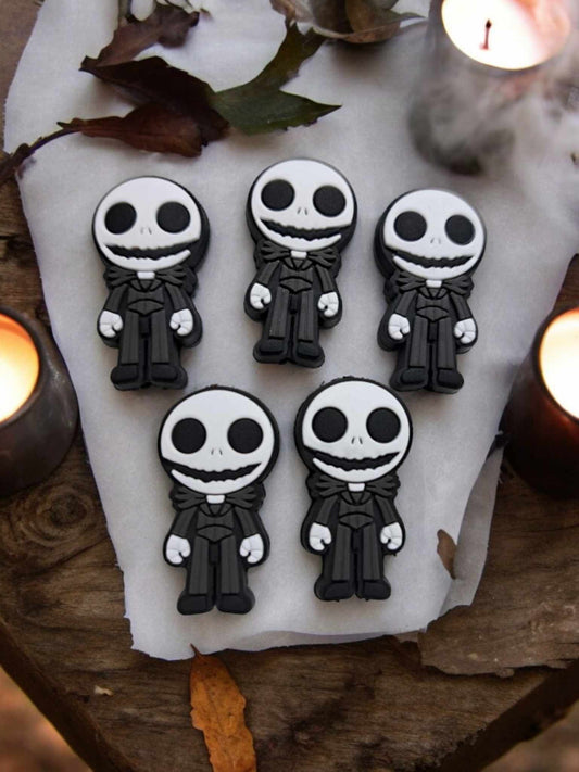 Nightmare Jack Full Body: Style 2 Silicone Focal Bead - 0029