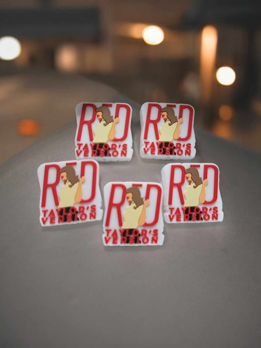 Taylor Swift: Red Taylor's Version Silicone Focal Bead - 0961