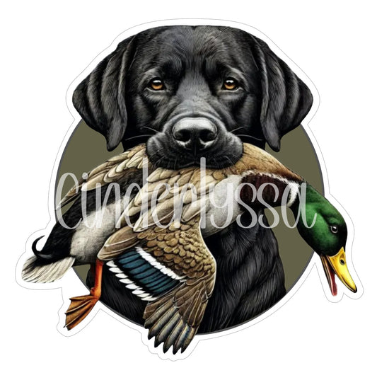 Black Labrador Duck Hunting Cardstock Silicone Mold for Aroma Bead Molds, Car Freshener Mold, Premium Cardstock Images