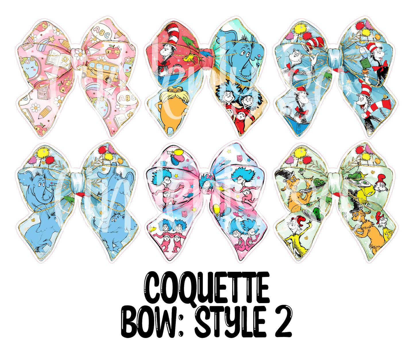 Coquette Bow: Style 2 - Cardstock Silicone Mold, Aroma Bead, Car Fresh Mold, Premium Cardstock Images