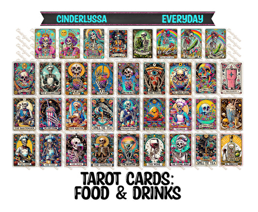 Tarot Cards: Disney, Skellie, Food and Drinks, Dual Cavity Silicone Mold, Aroma Bead Molds, Car Freshener Mold, Premium Cardstock Images