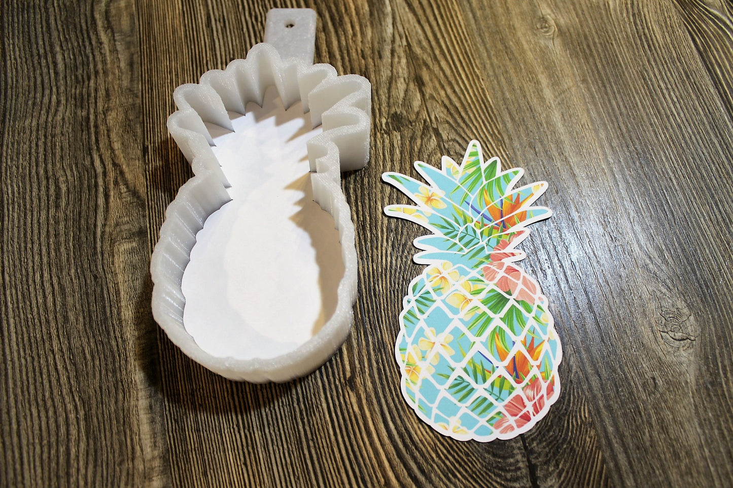 Pineapple: Multicolor Silicone Mold, Aroma Bead Molds, Car Freshener Mold, Premium Cardstock Images