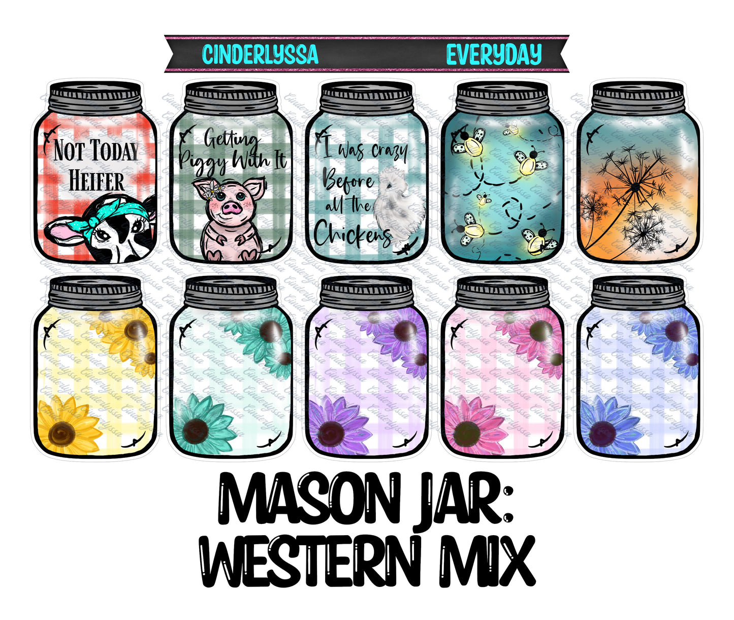 Mason Jar: Western, Teacher, Halloween & Christmas Themes Cardstock Silicone Mold, Aroma Bead Molds, Car Freshener Mold, Premium Cardstock Images