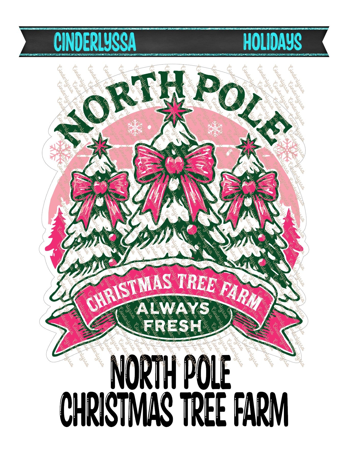 North Pole Christmas Tree Farm Cardstock Silicone Mold, Aroma Bead Molds, Car Freshener Mold, Premium Cardstock Images, Car Freshies