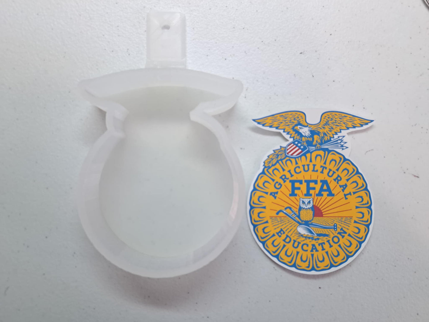 FFA: Future Farmers of America Cardstock Silicone Mold, Aroma Bead Molds, Car Freshener Mold, Premium Cardstock Images