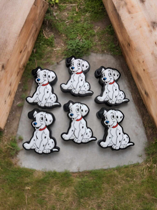 101 Dalmatian Dog - Full Body Silicone Focal Bead - 0114