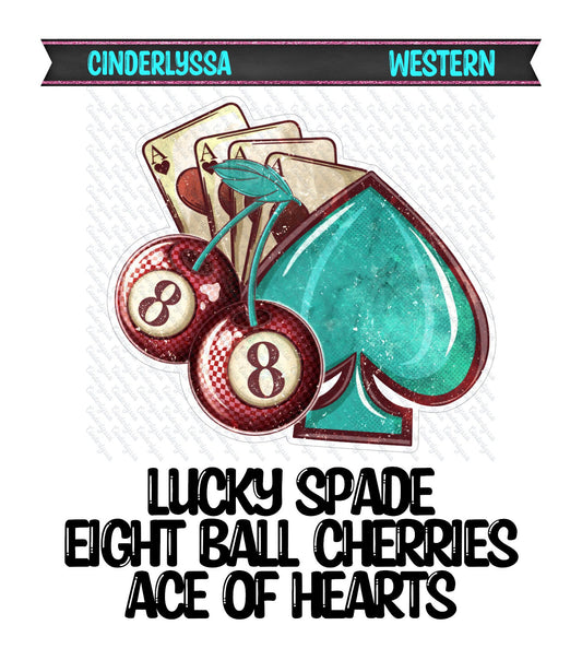 Lucky Spade Eight Ball Cherries & Ace of Hearts Silicone Mold, Aroma Bead Molds, Car Freshener Mold, Car Freshies, Premium Cardstock Images