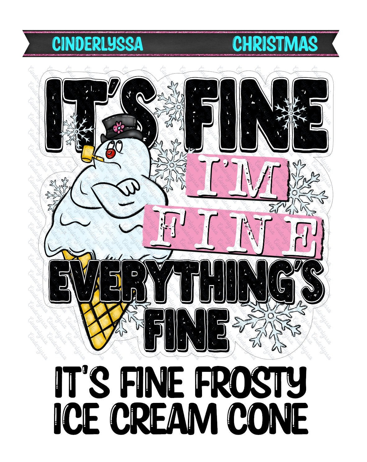 It's Fine Frosty Ice Cream Cone Silicone Mold, Aroma Bead Molds, Car Freshener Mold, Premium Cardstock Images, Car Freshies