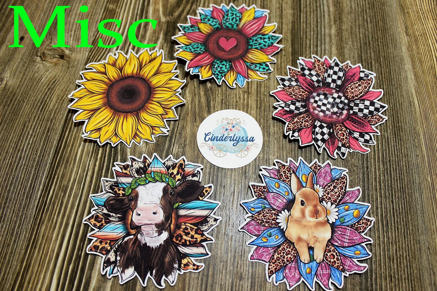 VENT CLIP SIZE: Sunflower (Style 1) - Two Cavity Small Silicone Mold, Aroma Bead Molds, Freshener Mold, Premium Cardstock