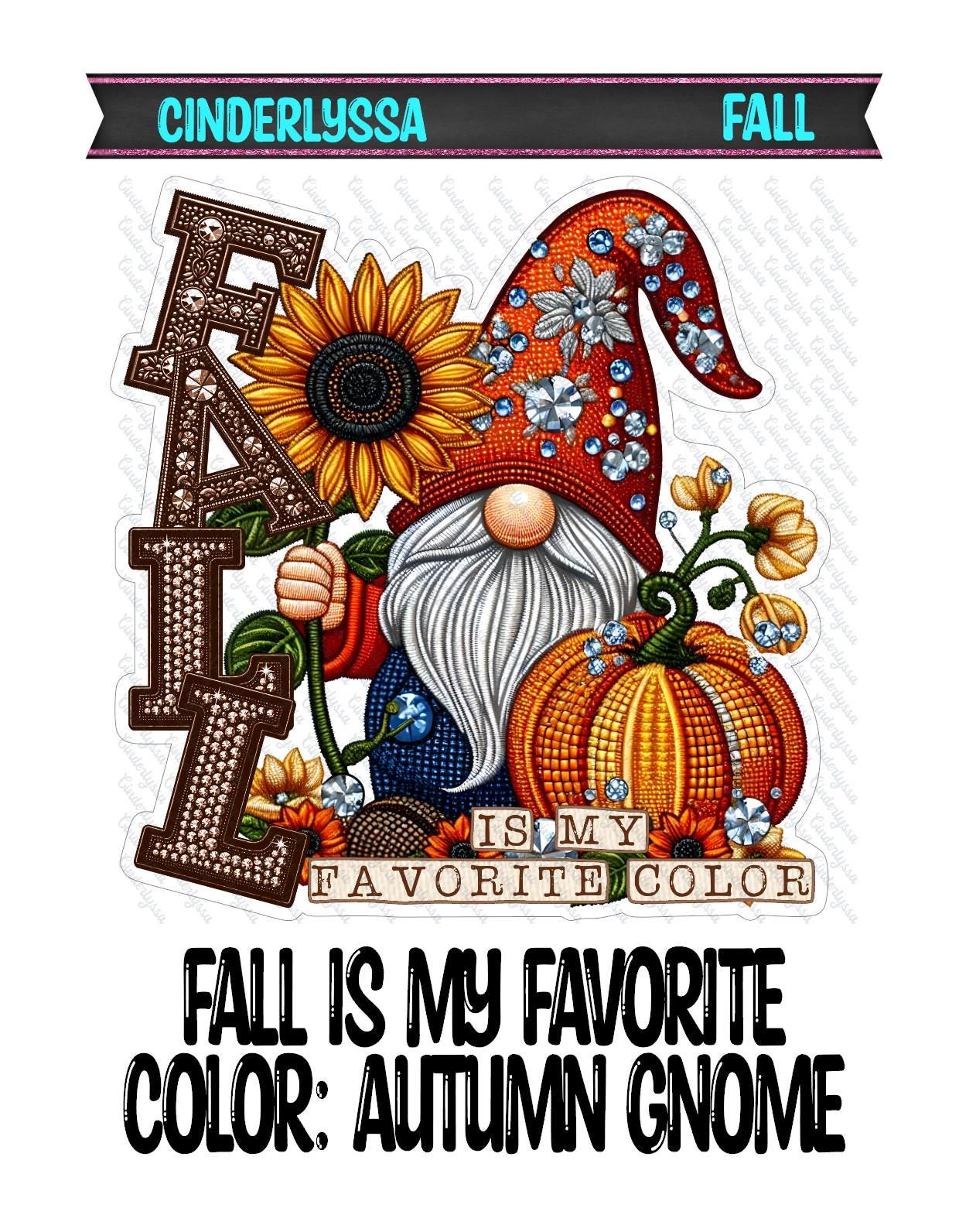 Fall Is My Favorite Color: Autumn Gnome Silicone Mold, Aroma Bead Molds, Car Freshener Mold, Car Freshies, Premium Cardstock Images