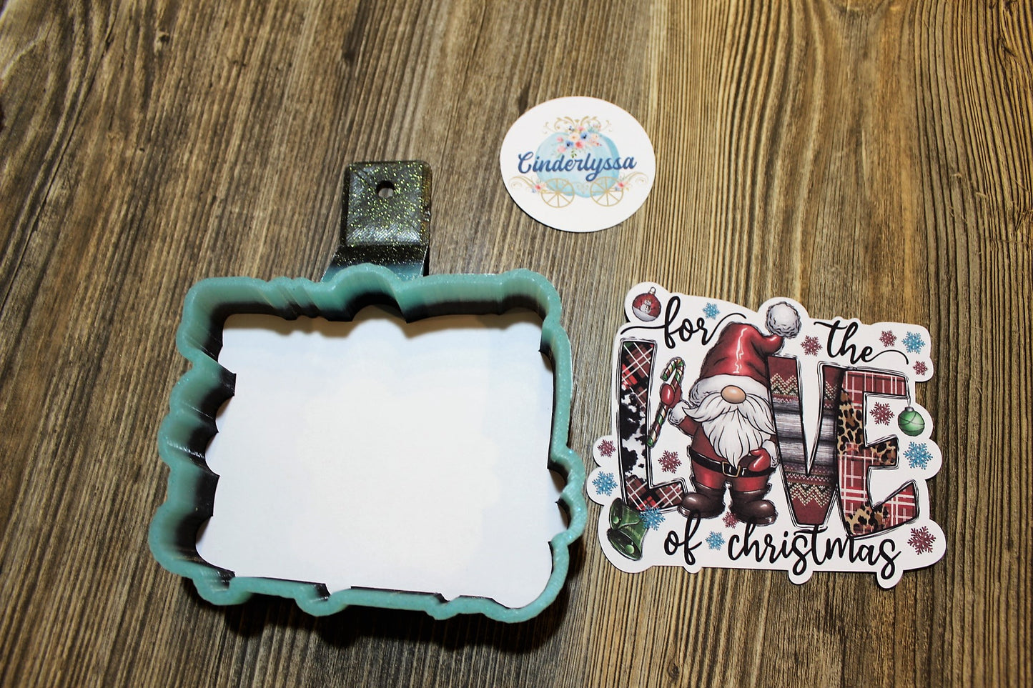 For the Love of Christmas Santa Gnome Silicone Mold, Aroma Bead Molds, Car Freshener Mold