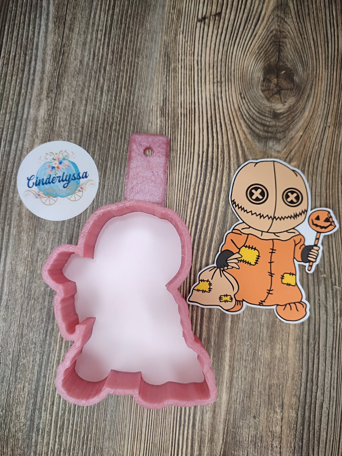 Sam Halloween Cardstock Silicone Mold, Aroma Bead Molds, Car Freshener Mold