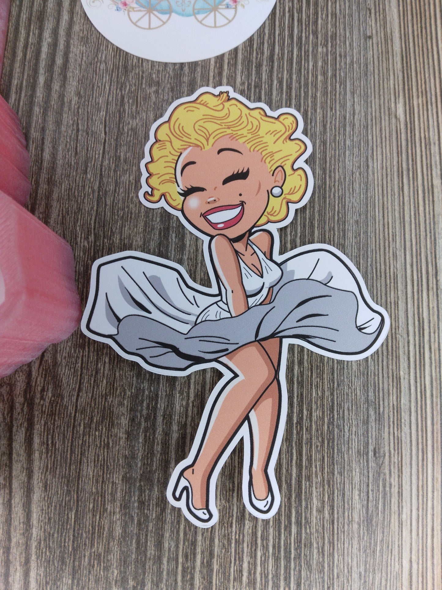 Large Marilyn Cardstock Silicone Mold, Aroma Bead Molds, Car Freshener Mold, Vent Clip, Premium Cardstock Images