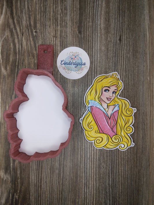 Princess Aurora: Cardstock Silicone Mold, Aroma Bead Molds, Car Freshener Mold, Premium Cardstock Images