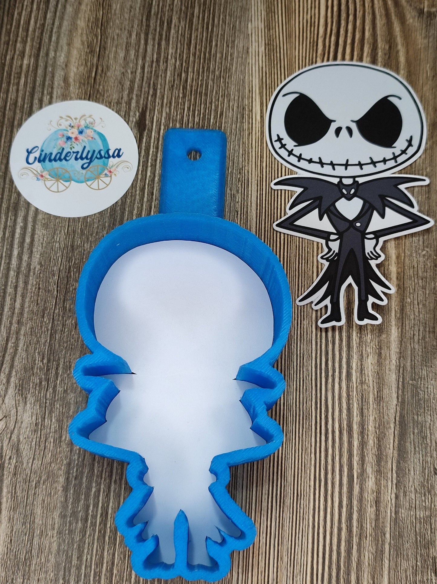 Nightmare Jack Halloween Silicone Mold, Aroma Bead Molds, Car Freshener Mold