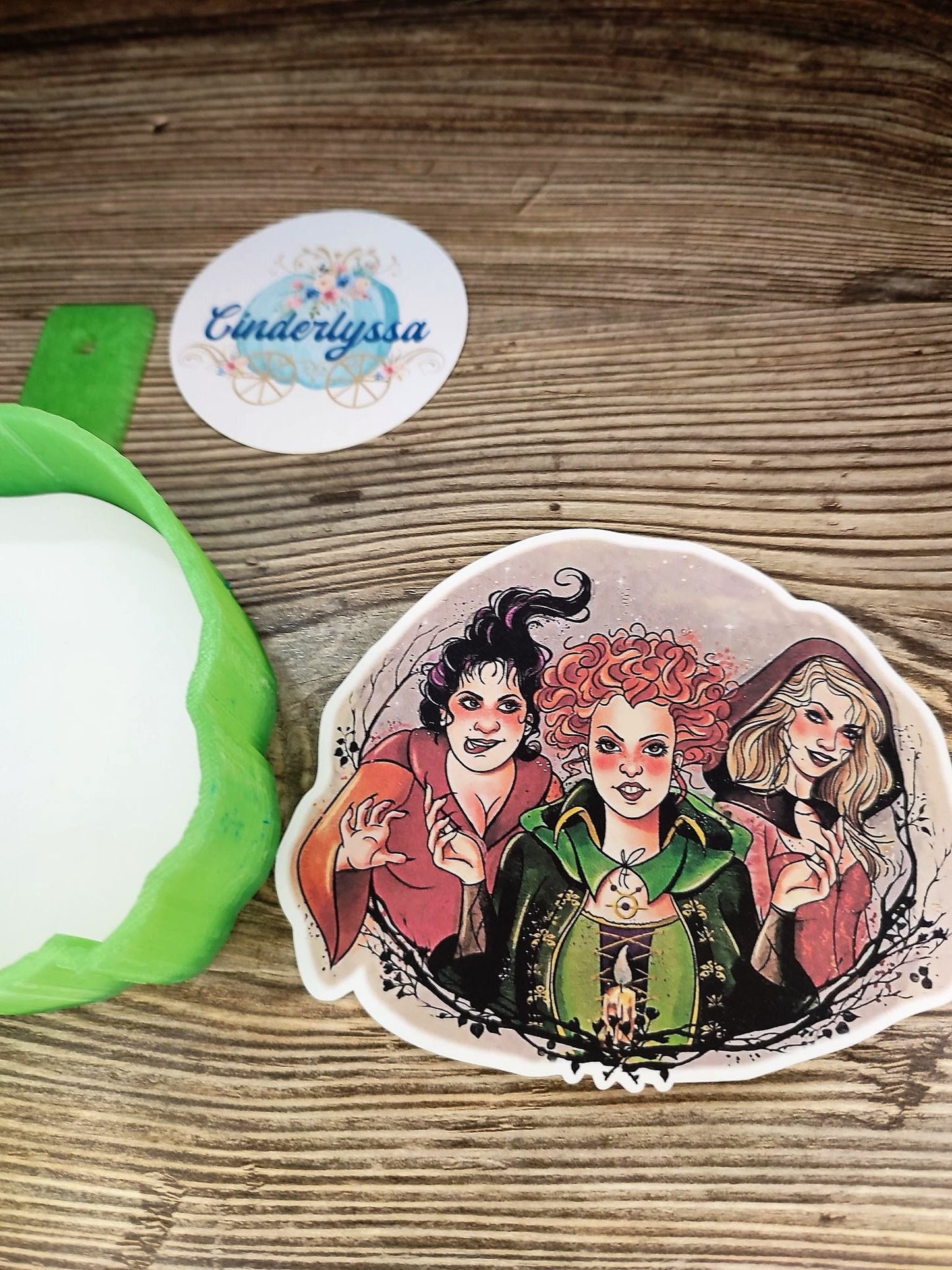 Hocus Pocus Sisters: I Put a Spell on You Cardstock Silicone Mold, Aroma Bead Molds, Car Freshener Mold, Premium Cardstock Images