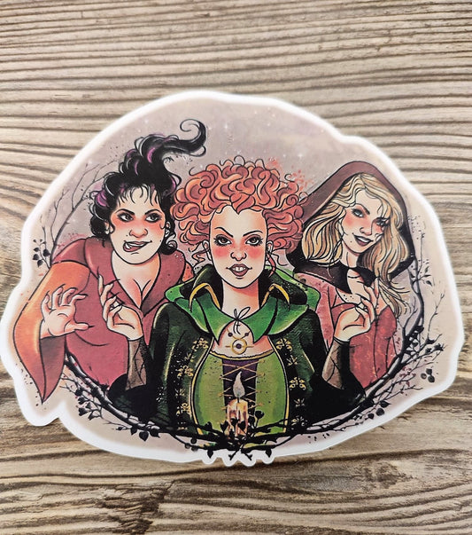 Hocus Pocus Sisters: I Put a Spell on You Cardstock Silicone Mold, Aroma Bead Molds, Car Freshener Mold, Premium Cardstock Images