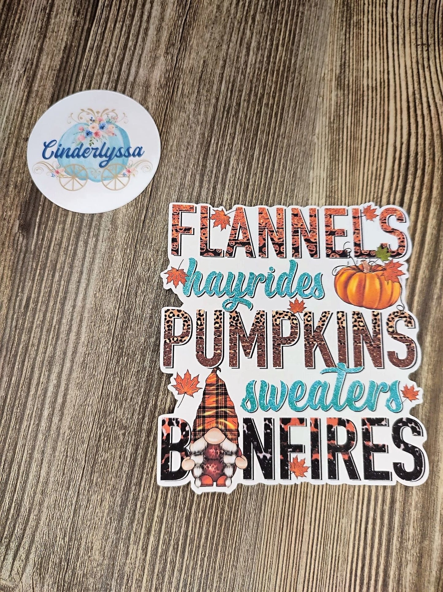 Fall: Flannels, Hayride, Sweaters, Bonfire, Pumpkins Halloween Cardstock Silicone Mold, Aroma Bead Molds, Car Freshener Mold, Premium Cardstock Images