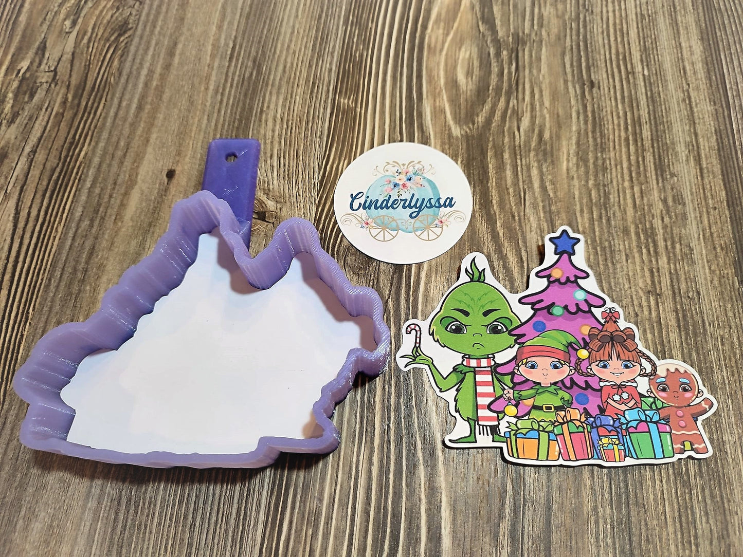 Grinch Christmas at Whoville Group Silicone Mold, Aroma Bead Molds, Car Freshener Mold