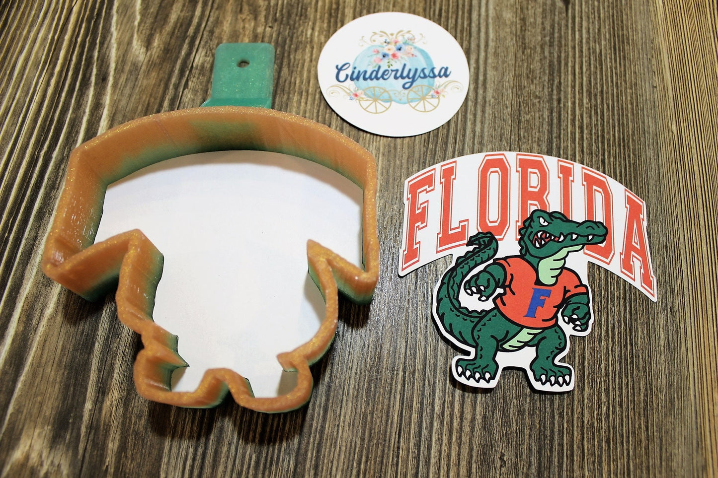 Florida Gators Silicone Mold, Aroma Bead Molds, Car Freshener Mold, Premium Cardstock Images