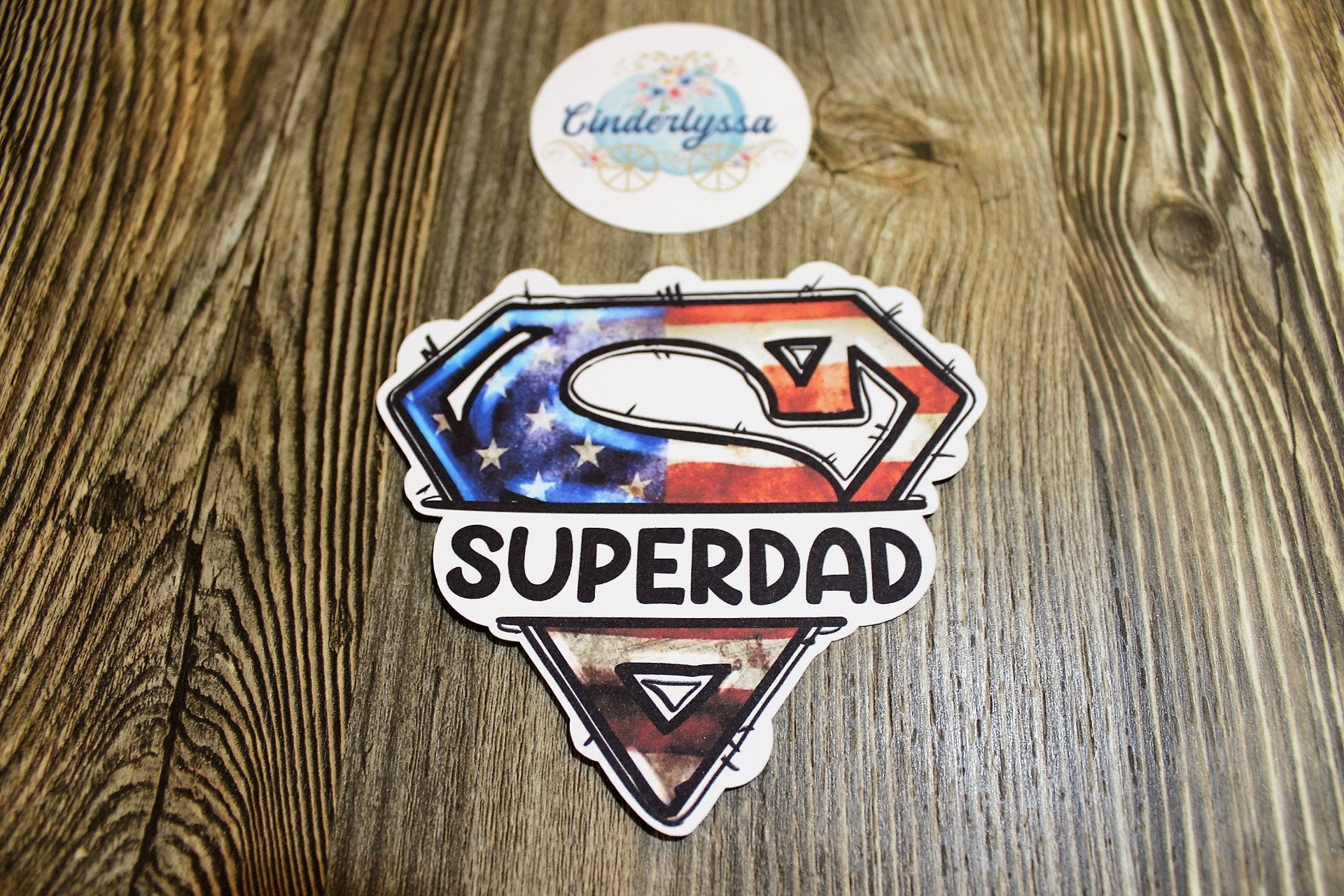 Superdad: American Flag Silicone Mold, Aroma Bead Molds, Car Freshener Mold, Premium Cardstock Images