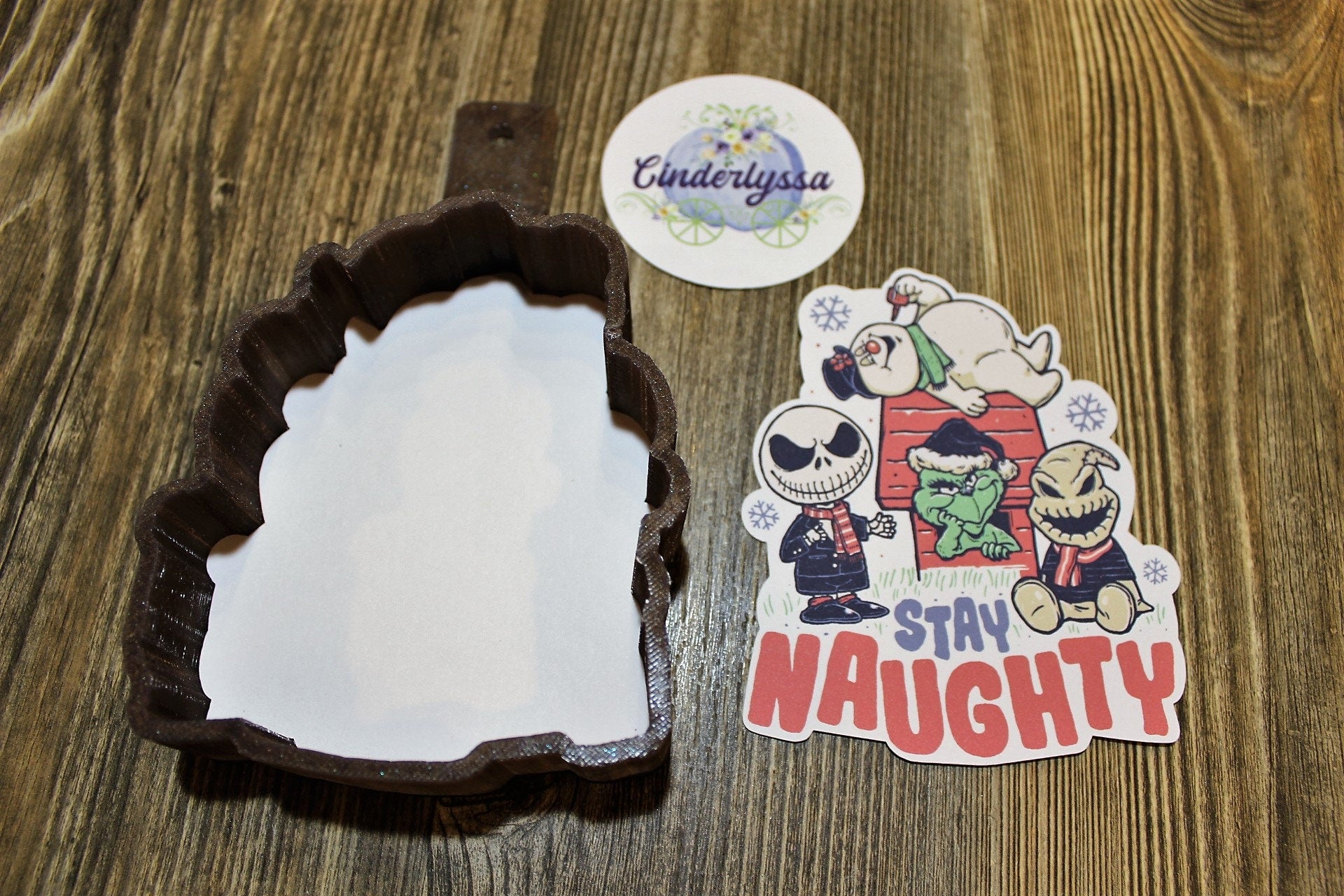 Stay Naughty Charlie Brown Christmas Friends Silicone Mold, Aroma Bead Molds, Car Freshener Mold, Premium Cardstock Images