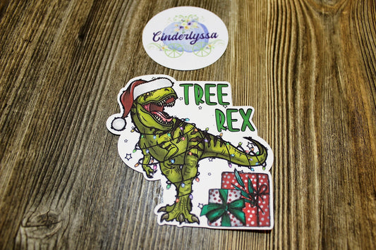 Tree Rex Christmas Dinosaur Silicone Mold, Aroma Bead Molds, Car Freshener Mold, Premium Cardstock Images