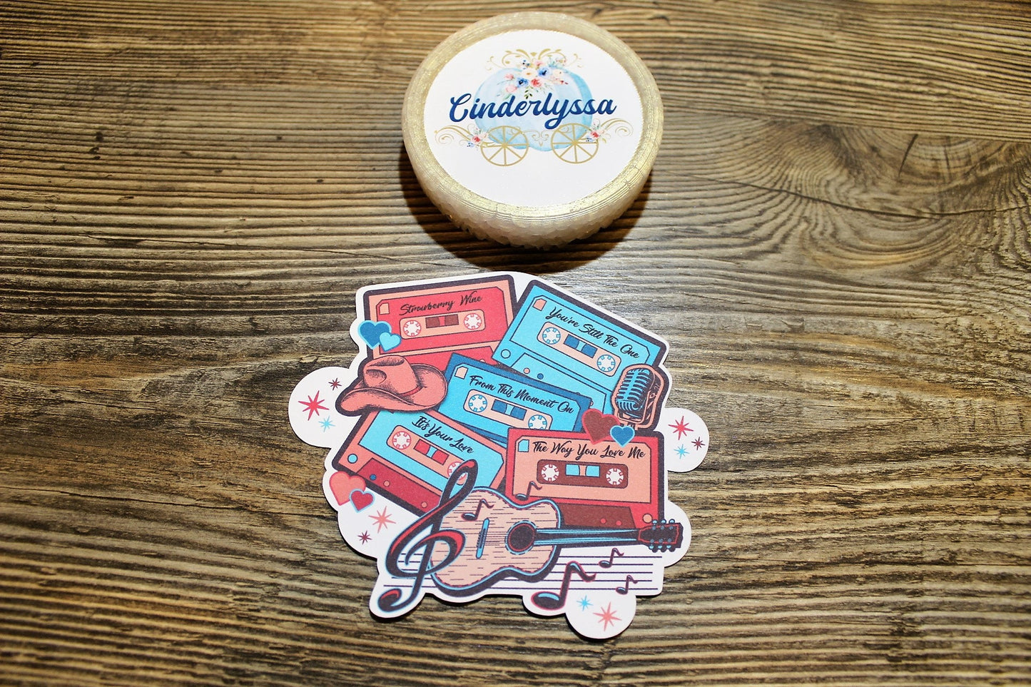 Country Music Love Songs Cassette Tapes Silicone Mold, Aroma Bead Molds, Car Freshener Mold, Premium Cardstock Images