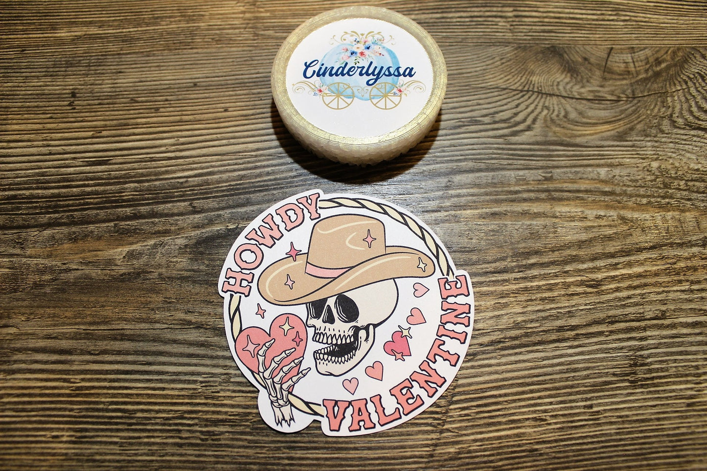 Cowboy Skull: Howdy Valentine with Hearts Silicone Mold, Aroma Bead Molds, Car Freshener Mold