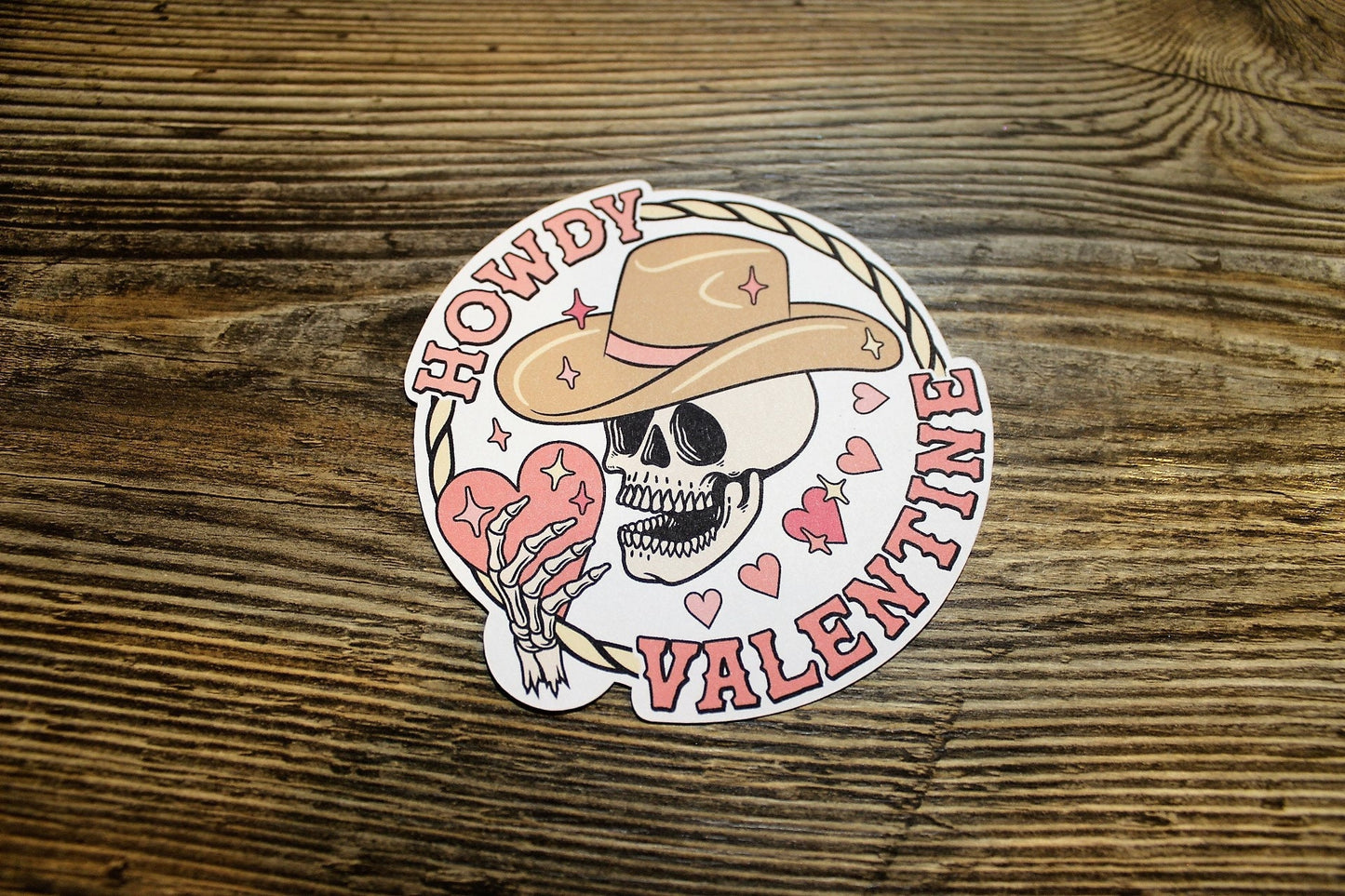 Cowboy Skull: Howdy Valentine with Hearts Silicone Mold, Aroma Bead Molds, Car Freshener Mold