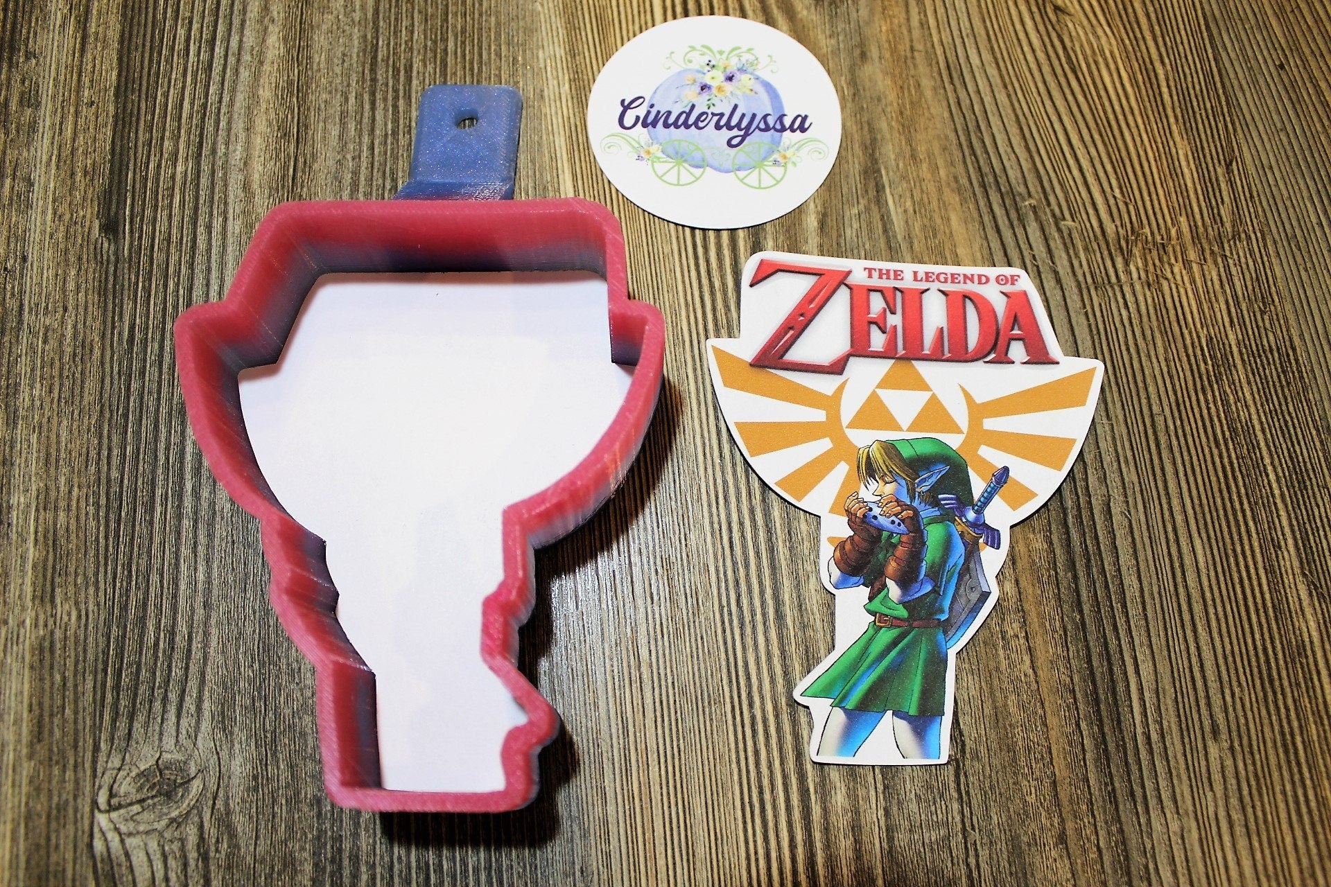 Zelda Link Logo Silicone Mold, Aroma Bead Molds, Car Freshener Mold