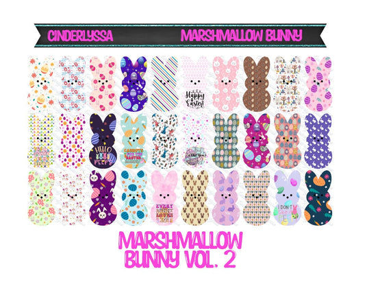 Marshmallow Bunny: Vol. 2 Mix Set Silicone Mold, Aroma Bead Molds, Car Freshener Mold, Premium Cardstock Images