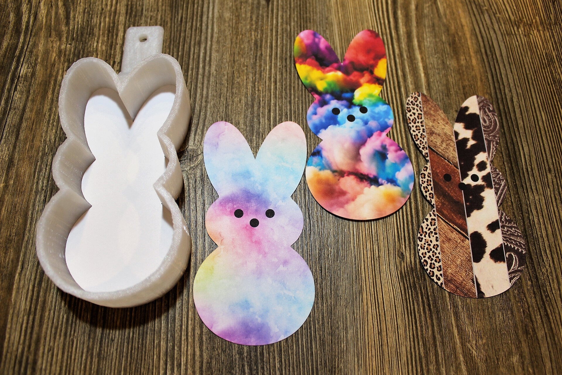 Marshmallow Bunny: Vol. 3 Mix Set Silicone Mold, Aroma Bead Molds, Car Freshener Mold, Premium Cardstock Images