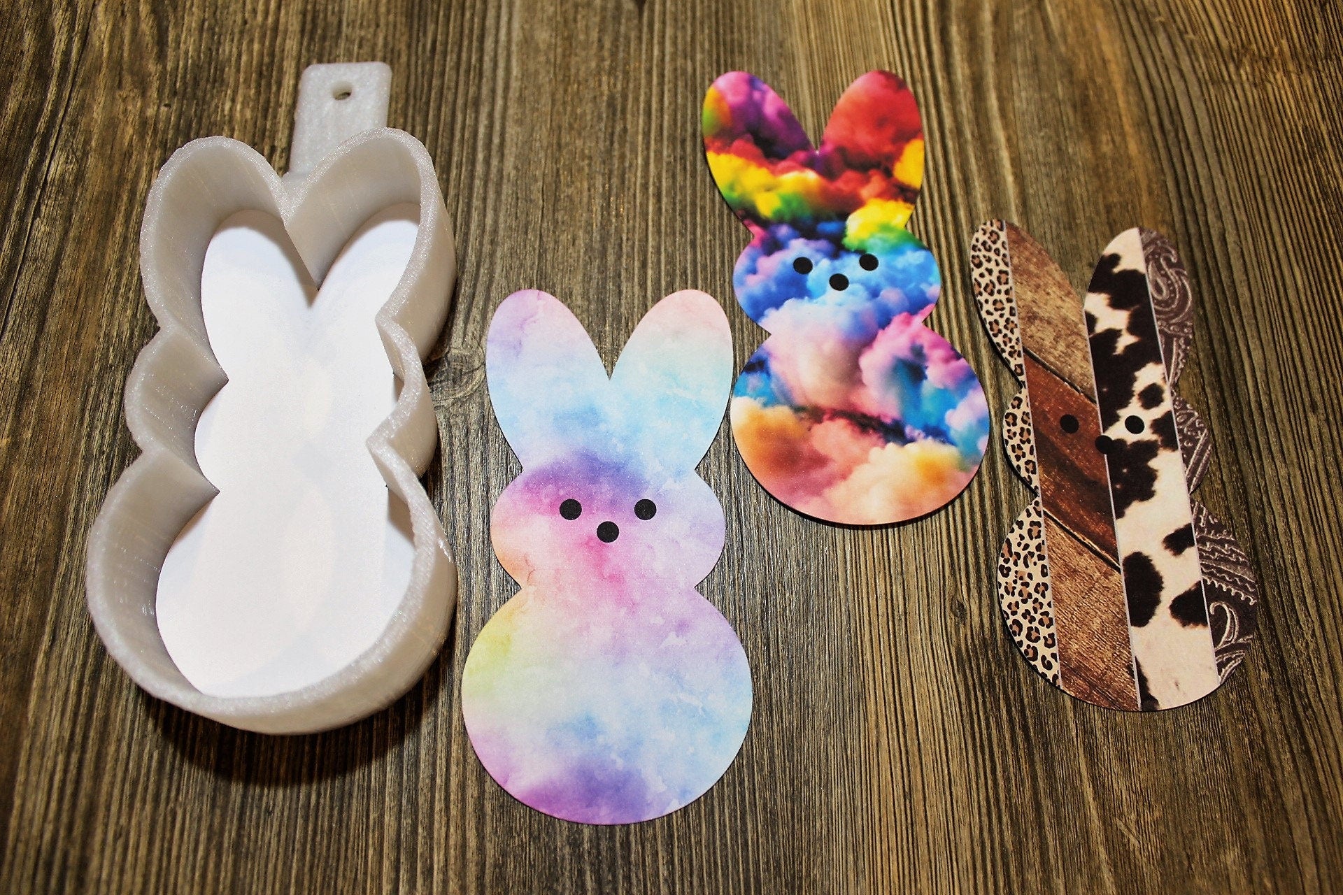 Marshmallow Bunny: Vol. 1 Mix Set Silicone Mold, Aroma Bead Molds, Car Freshener Mold, Premium Cardstock Images