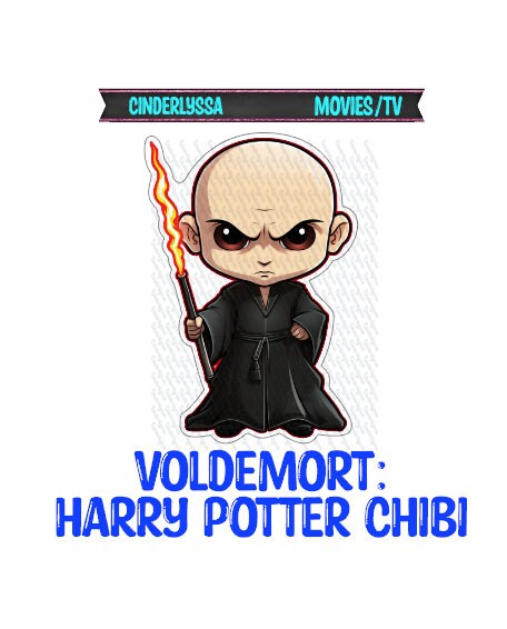 Voldemort Chibi: HP - Villian, Hogwarts, Wizard Movie Inspired Silicone Mold, Aroma Bead Molds, Car Freshener Mold, Premium Cardstock Images