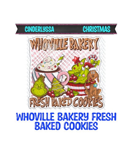 Whoville Bakery Fresh Baked Cookies Silicone Mold, Aroma Bead Molds, Car Freshener Mold, Premium Cardstock Images