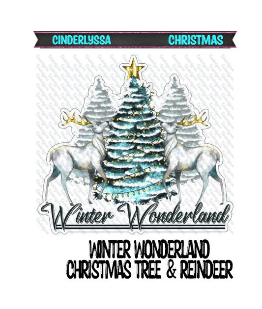 Winter Wonderland Christmas Tree & Reindeer Silicone Mold, Aroma Bead Molds, Car Freshener Mold, Premium Cardstock Images