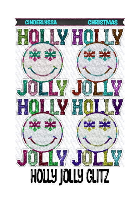 Holly Jolly Glitz: Smiley Face with Snowflakes Silicone Mold, Aroma Bead Molds, Car Freshener Mold, Car Freshies, Premium Cardstock Images